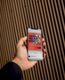 Mock-up van de campagne ‘Goed maar echt?’ op een smartphone