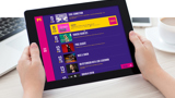 Metropool website tablet