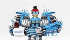ROSEN Digital Robot Host visual