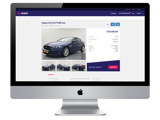 Axero Website Scherm