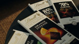 Header met assortiment Lindt verpakkingen