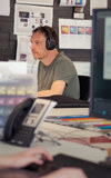 Martijn Achter Bureau Zijkant
