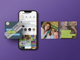 Nieuwe contentcreatie in de Instagram feed van DaVinci Academie