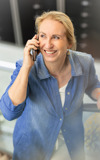 Renate bellen kijken lachen