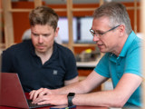 Dennis en Arne in pod