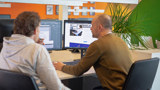 Martijn en jeroen aan het werk